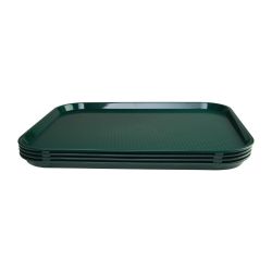 Olympia Kristallon Polypropylene Fast Food Tray Green