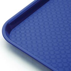 Olympia Kristallon Polypropylene Fast Food Tray Blue