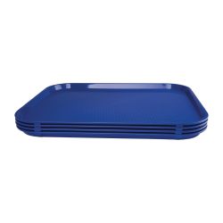 Olympia Kristallon Polypropylene Fast Food Tray Blue