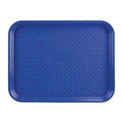 Olympia Kristallon Polypropylene Fast Food Tray Blue
