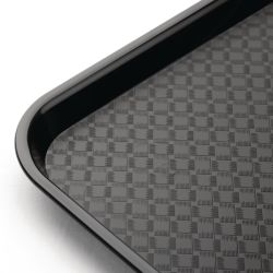 Olympia Kristallon Polypropylene Fast Food Tray Black
