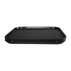 Olympia Kristallon Polypropylene Fast Food Tray Black