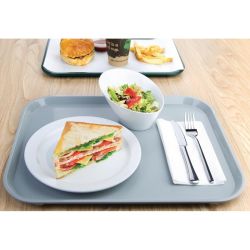 Olympia Kristallon Polypropylene Fast Food Tray Grey