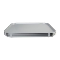 Olympia Kristallon Polypropylene Fast Food Tray Grey