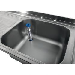 Vogue Stainless Steel Single Sink Left Hand Drainer