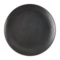 Olympia Fusion Round Black Coupe Plate 270mm (4 Pack)