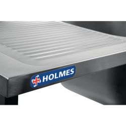 Vogue Stainless Steel Single Sink Two Drainers