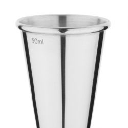 Olympia Banded Jigger Chrome 25ml/50ml