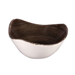 Churchill Stonecast Patina Triangular Bowls Black 153mm (Pack of 12)