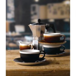 Churchill Monochrome Cappuccino Saucer Iron Black 158mm (12 Pack)