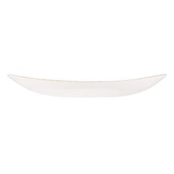 Churchill Studio Prints Raku Oval Coupe Plate Garnet Orange 317mm (Pack of 12)
