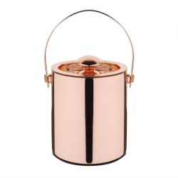 Olympia Double Walled Ice Bucket with Lid 1Ltr Copper