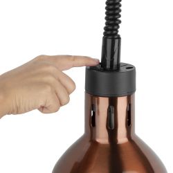 Buffalo Retractable Heat Shade Copper Finish