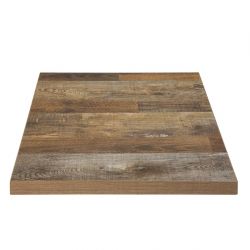Bolero Pre-Drilled Square Table Top Urban Dark