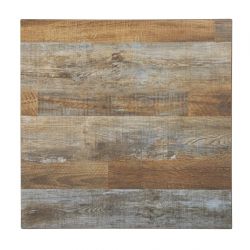 Bolero Pre-Drilled Square Table Top Urban Dark
