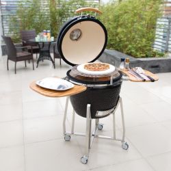 Buffalo XL Ceramic Kamado BBQ Grill 22