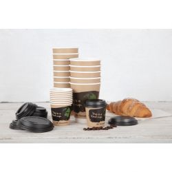 Fiesta Compostable Espresso Cup Lids 114ml / 4oz (1000 Pack)