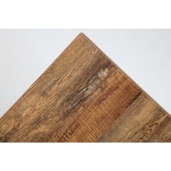 Bolero Pre-Drilled Rectangular Table Top Urban Dark 1100(W) x 700(D)mm