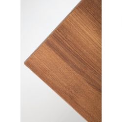 Bolero Pre-drilled Rectangular Table Top Rustic Oak 1100(W) x 700(D)mm