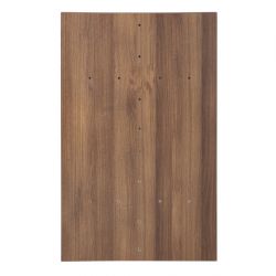 Bolero Pre-drilled Rectangular Table Top Rustic Oak 1100(W) x 700(D)mm