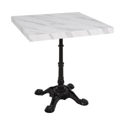 Bolero Pre-Drilled Square Table Top Marble
