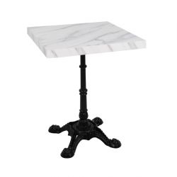 Bolero Pre-Drilled Square Table Top Marble