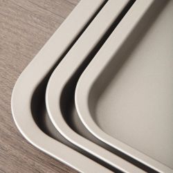 Nisbets Essentials Non Stick Baking Trays (3 Pack)