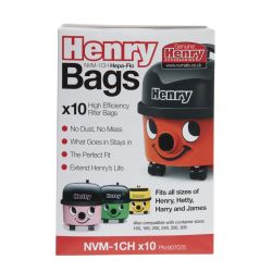 Numatic Henry Replacement Dust Bags (10 pack)
