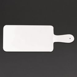 Churchill Alchemy Buffet Handled Melamine Paddle Boards White 266mm (Pack of 4)