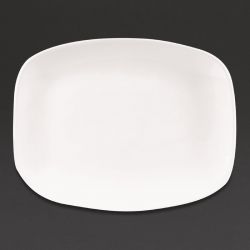 Churchill X Squared Oblong Plates White 202 x 261mm (12 Pack)