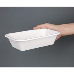 Fiesta Compostable Bagasse Food Trays (Pack of 50)
