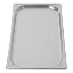 Vogue Heavy Duty Stainless Steel 1/1 Gastronorm Tray 20mm