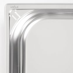 Vogue Heavy Duty Stainless Steel 1/1 Gastronorm Tray 65mm