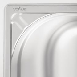 Vogue Heavy Duty Stainless Steel 1/1 Gastronorm Tray 200mm
