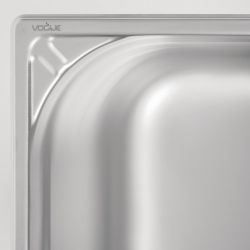 Vogue Heavy Duty Stainless Steel 1/2 Gastronorm Tray