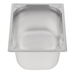 Vogue Heavy Duty Stainless Steel 1/2 Gastronorm Tray