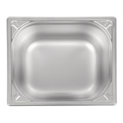 Vogue Heavy Duty Stainless Steel 1/2 Gastronorm Tray
