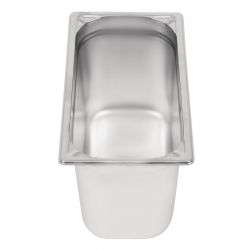 Vogue Heavy Duty Stainless Steel 1/3 Gastronorm Tray