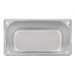 Vogue Heavy Duty Stainless Steel 1/3 Gastronorm Tray