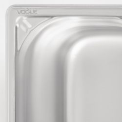 Vogue Heavy Duty Stainless Steel 1/4 Gastronorm Tray