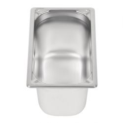 Vogue Heavy Duty Stainless Steel 1/4 Gastronorm Tray