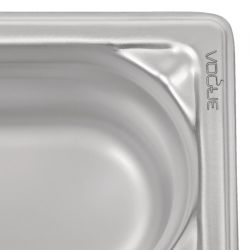Vogue Heavy Duty Stainless Steel 1/9 Gastronorm Tray