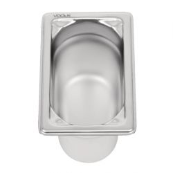 Vogue Heavy Duty Stainless Steel 1/9 Gastronorm Tray