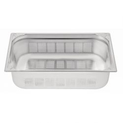 Vogue Heavy Duty Stainless Steel Perforated 1/1 Gastronorm Tray
