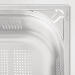 Vogue Heavy Duty Stainless Steel Perforated 1/1 Gastronorm Tray