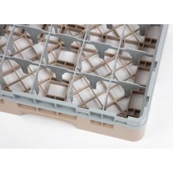 Cambro Camrack Beige 25 Compartments Max Glass Height 92mm
