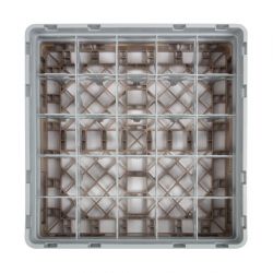 Cambro Camrack Beige 25 Compartments Max Glass Height 133mm