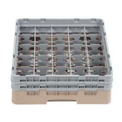 Cambro Camrack Beige 25 Compartments Max Glass Height 133mm