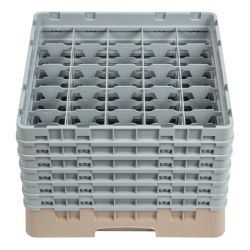 Cambro Camrack Beige 25 Compartments Max Glass Height 298mm