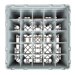 Cambro Camrack Beige 25 Compartments Max Glass Height 298mm